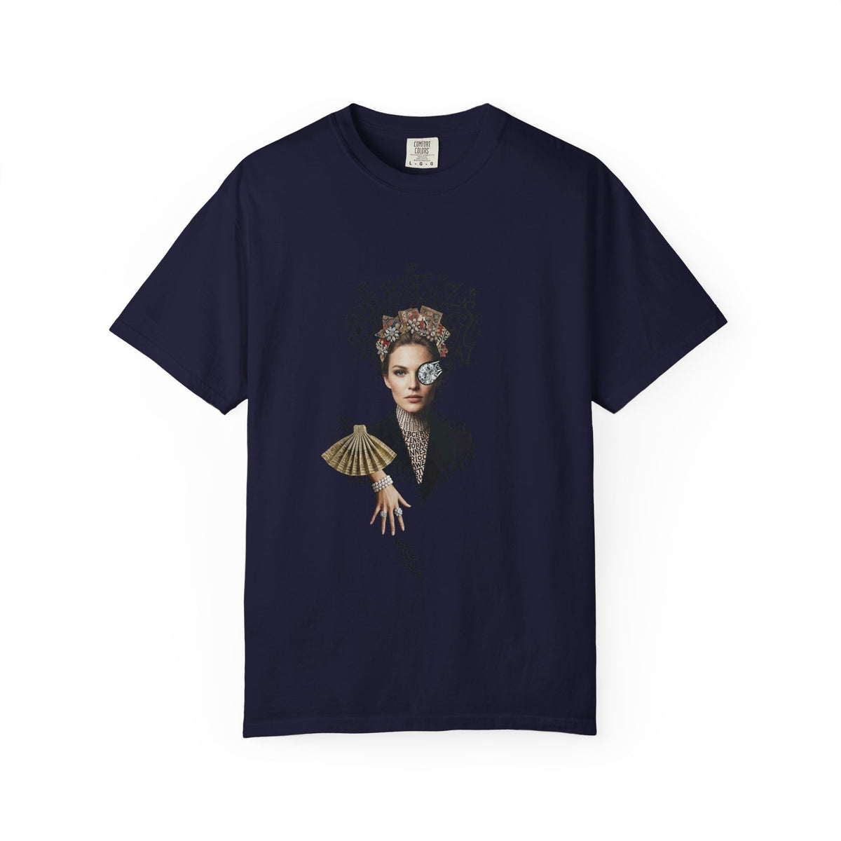 Artistic Femme Portrait T‑Shirt — 'No. 1' Fashion Graphic Tee