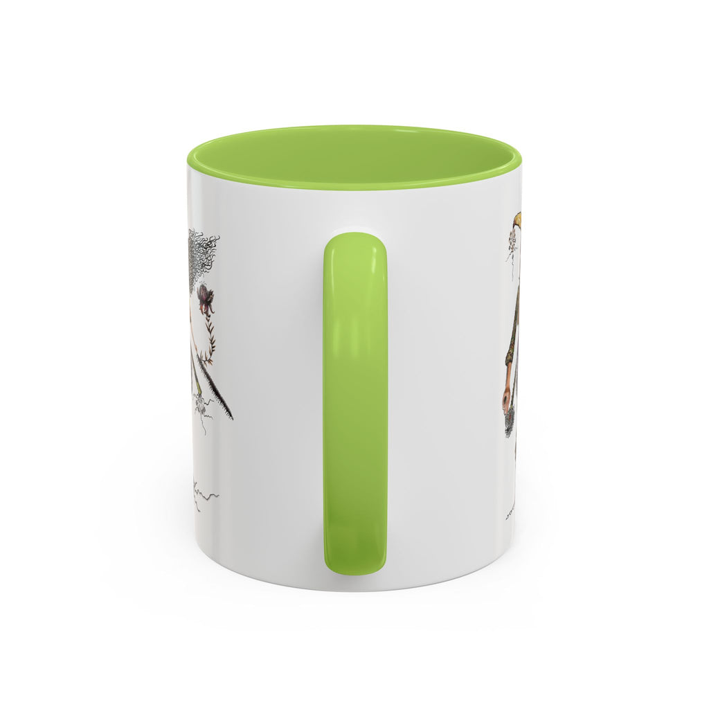 Whimsical Witch Illustration Mug | Accent Coffee Mug 11oz 15oz