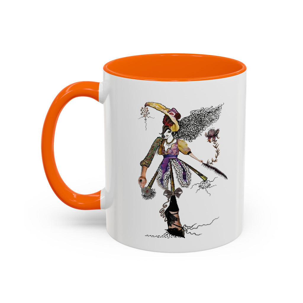 Whimsical Witch Illustration Mug | Accent Coffee Mug 11oz 15oz