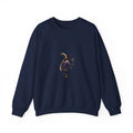 Crewneck Sweatshirt - Gothic Jester Skeleton Illustration