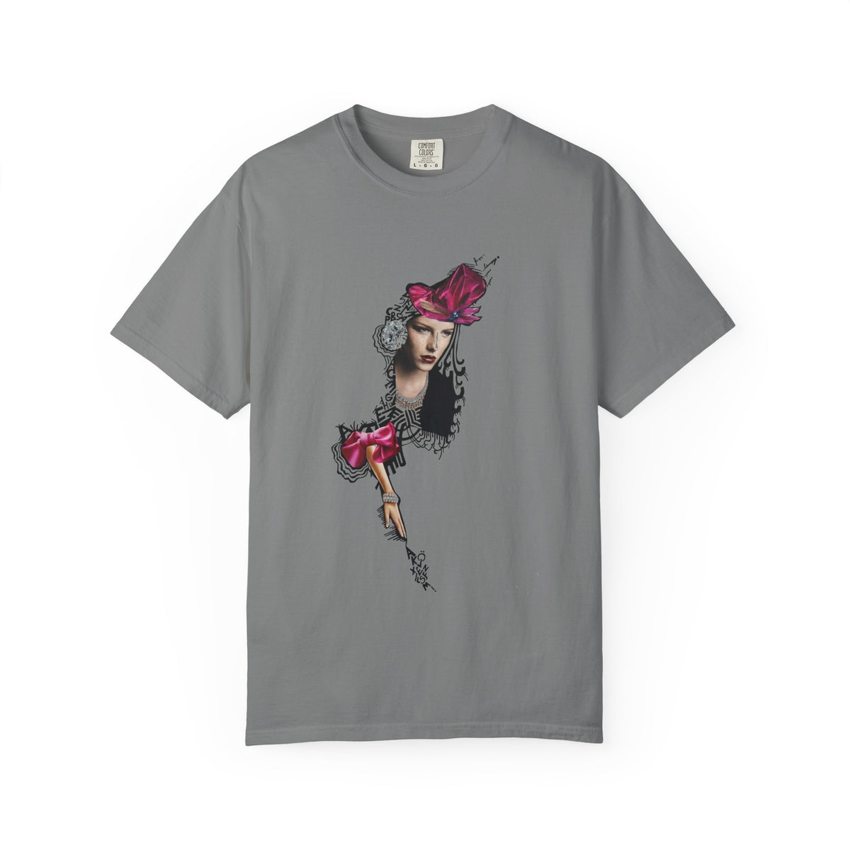 Victorian Rose Portrait T-Shirt