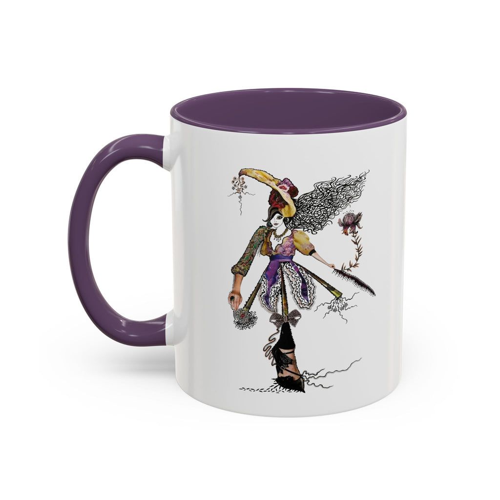 Whimsical Witch Illustration Mug | Accent Coffee Mug 11oz 15oz