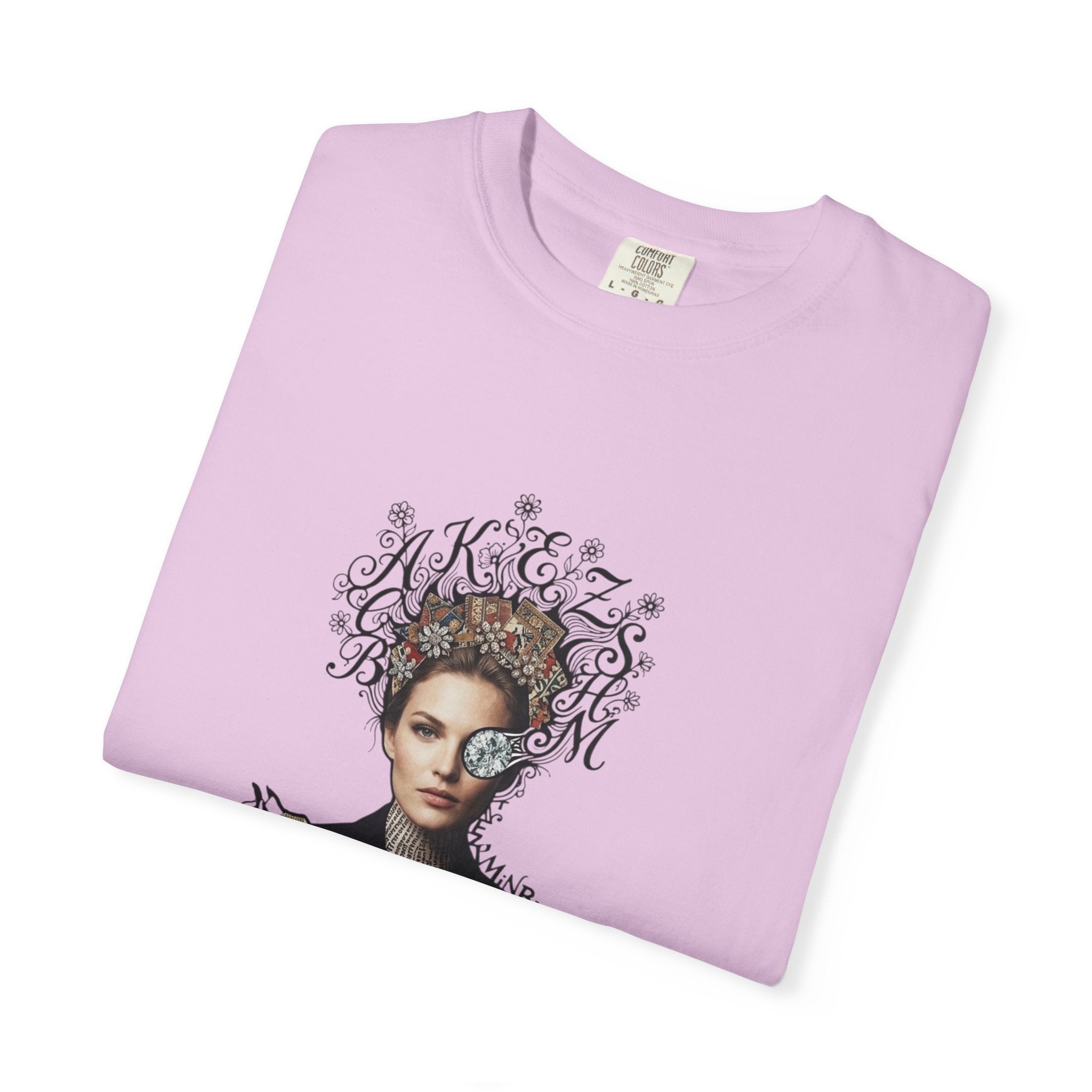 Artistic Femme Portrait T‑Shirt — 'No. 1' Fashion Graphic Tee