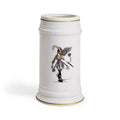 Victorian Pirate Illustration Beer Stein Mug | Ceramic German-Style Stein