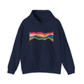 Desert Wave Hoodie — Colorful Sunset Landscape Graphic Sweatshirt