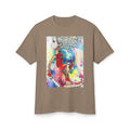 Colorful Abstract Woman Portrait T-Shirt | Artistic Watercolor Tee