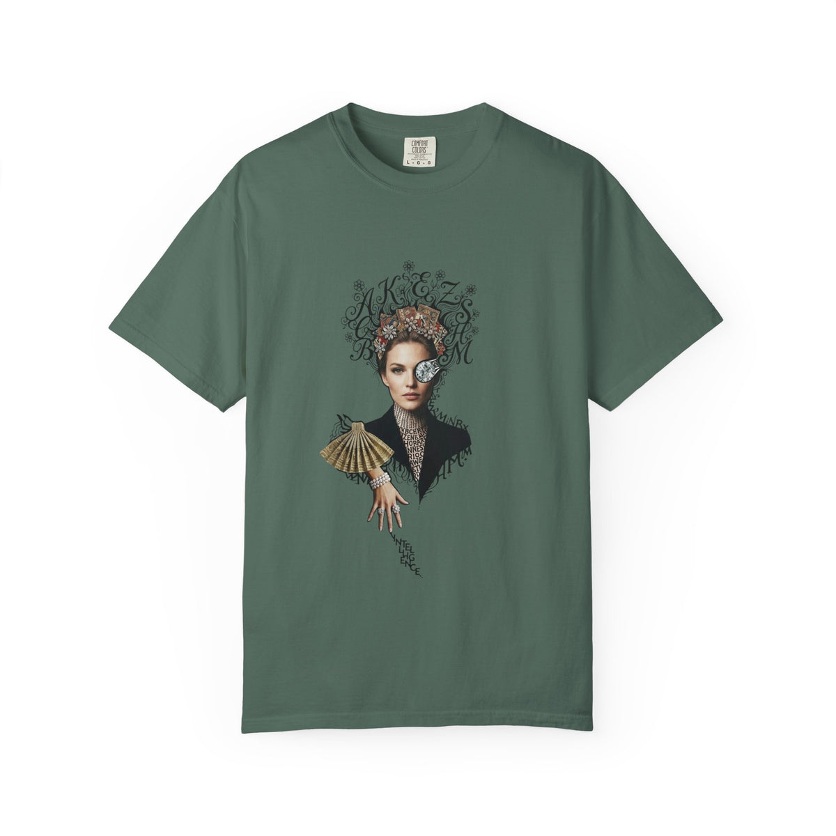 Artistic Femme Portrait T‑Shirt — 'No. 1' Fashion Graphic Tee