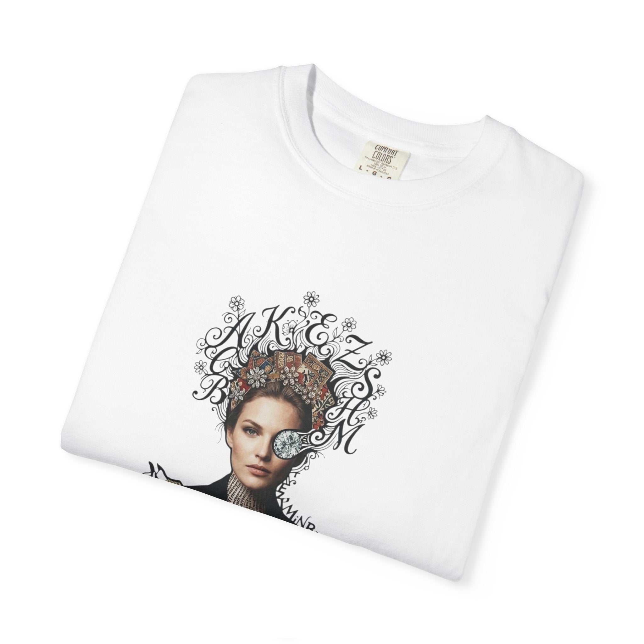 Artistic Femme Portrait T‑Shirt — 'No. 1' Fashion Graphic Tee