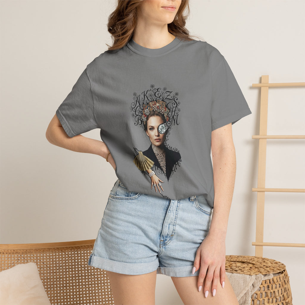 Artistic Femme Portrait T‑Shirt — 'No. 1' Fashion Graphic Tee