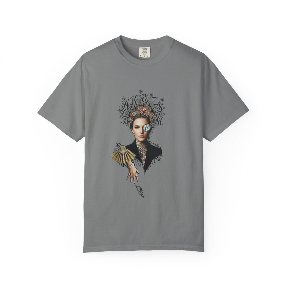 Artistic Femme Portrait T‑Shirt — 'No. 1' Fashion Graphic Tee