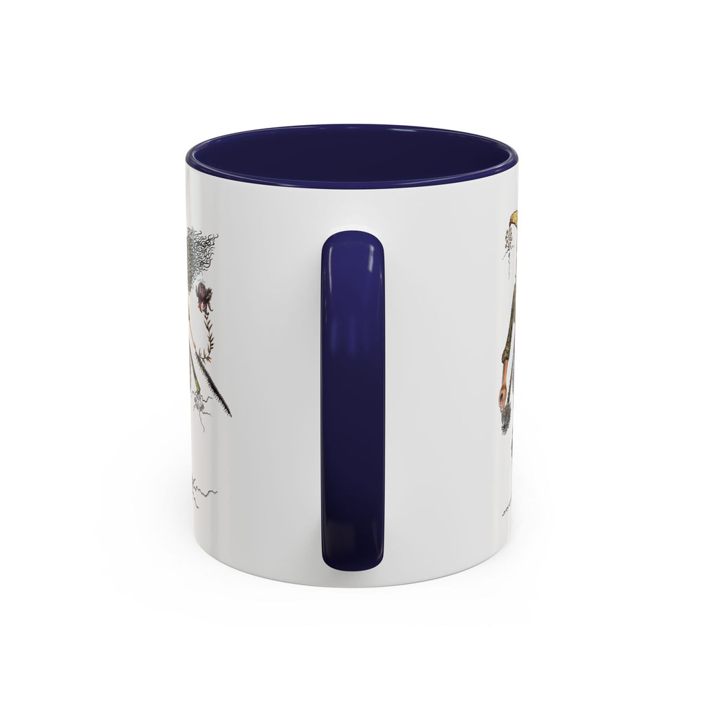 Whimsical Witch Illustration Mug | Accent Coffee Mug 11oz 15oz