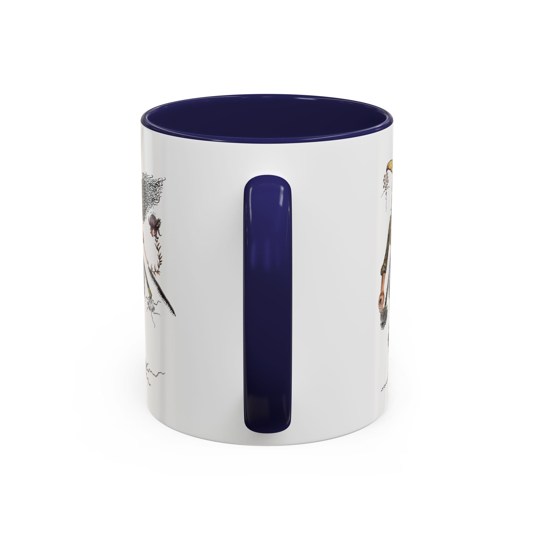 Whimsical Witch Illustration Mug | Accent Coffee Mug 11oz 15oz